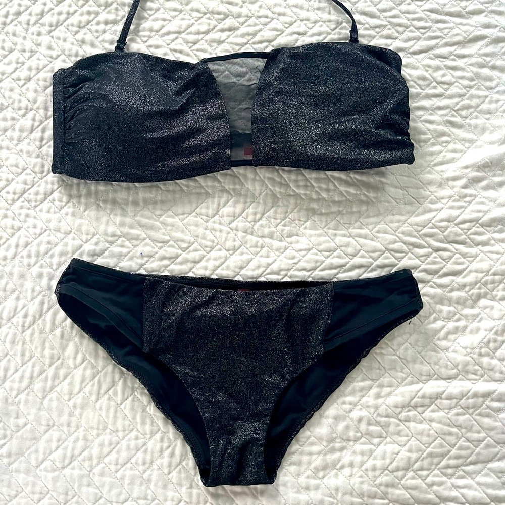 VS black sparkle bikini